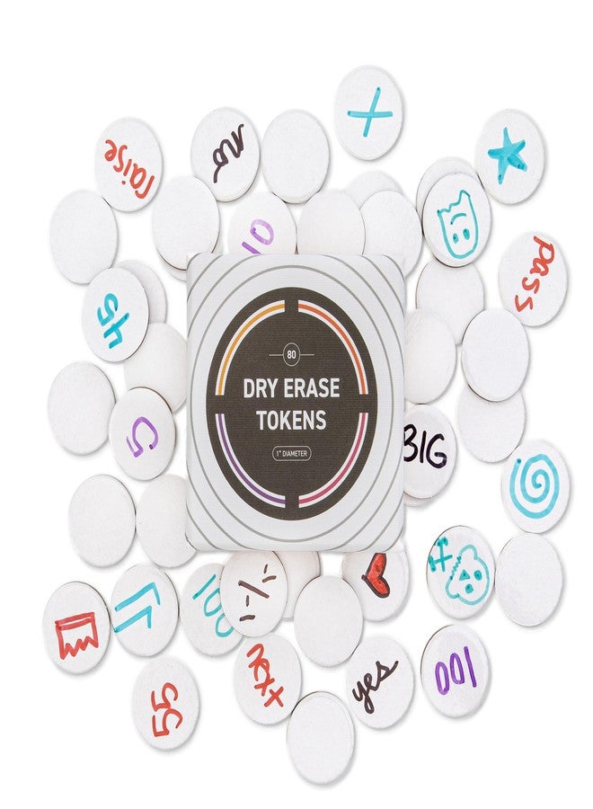 Stellar Factory: Dry Erase Tokens: Reusable for DIY, Game Design, and RPGs (80 PCS) - Image 4